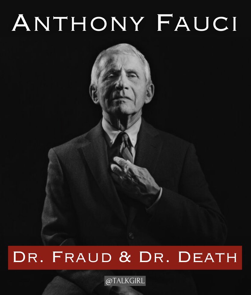 Anthony Fauci is a psychopath. He walks around & pretends he isn’t guilty—yet we know he is. When he goes down, will he name names, or just go down with the ship?