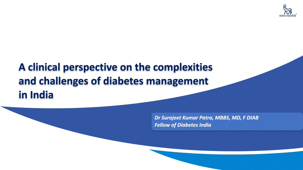 IDegAsp Interaction Forum, Bhubaneswar. Speaker: Dr Surajeet Kumar Patra, MBBS, MD, F DIAB, Fellow of Diabetes India. Topic: A clinical perspective on the complexities & challenges of diabetes management in India.