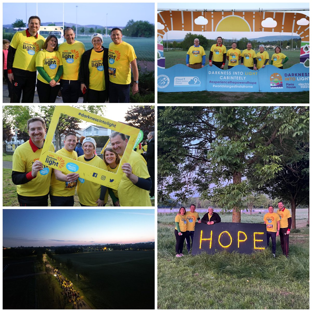 This morning’s Darkness into Light walk in Kilbogget Park was a truly uplifting experience as the whole community came together for such an important cause.

Thank you to all the volunteers who guided us, cheered us on, kept our spirits up and refreshed us afterwards! #dil2024