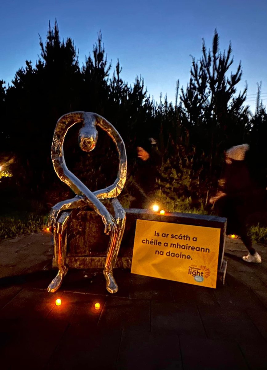 Great turnout for #DarknessIntoLight well done everyone. Such a worthy cause.