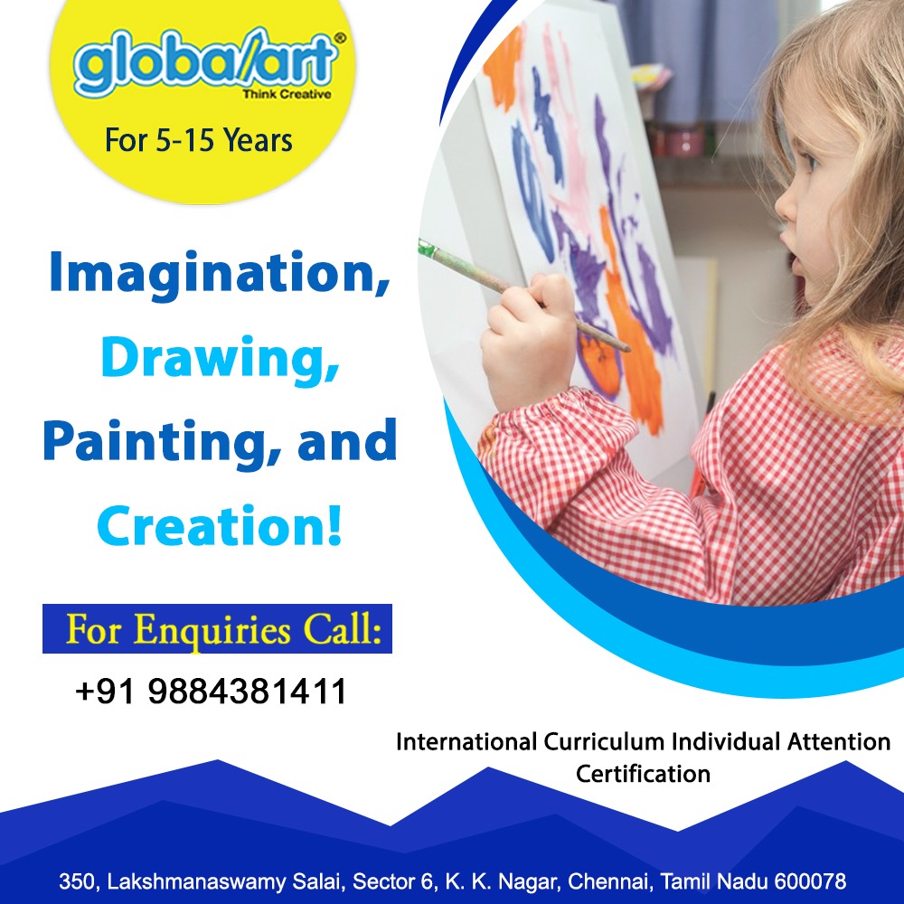 Globalart K K Nagar
'The Art of Learning, The Learning of Art'
For more details call us: +91 9884381411
#ArtClasses #LearnArt #ArtInstruction #ArtEducation #ArtLessons #ArtWorkshops #CreativeClasses #ArtSchool #ArtTutorial #PaintingClass #DrawingClass #SculptureClass