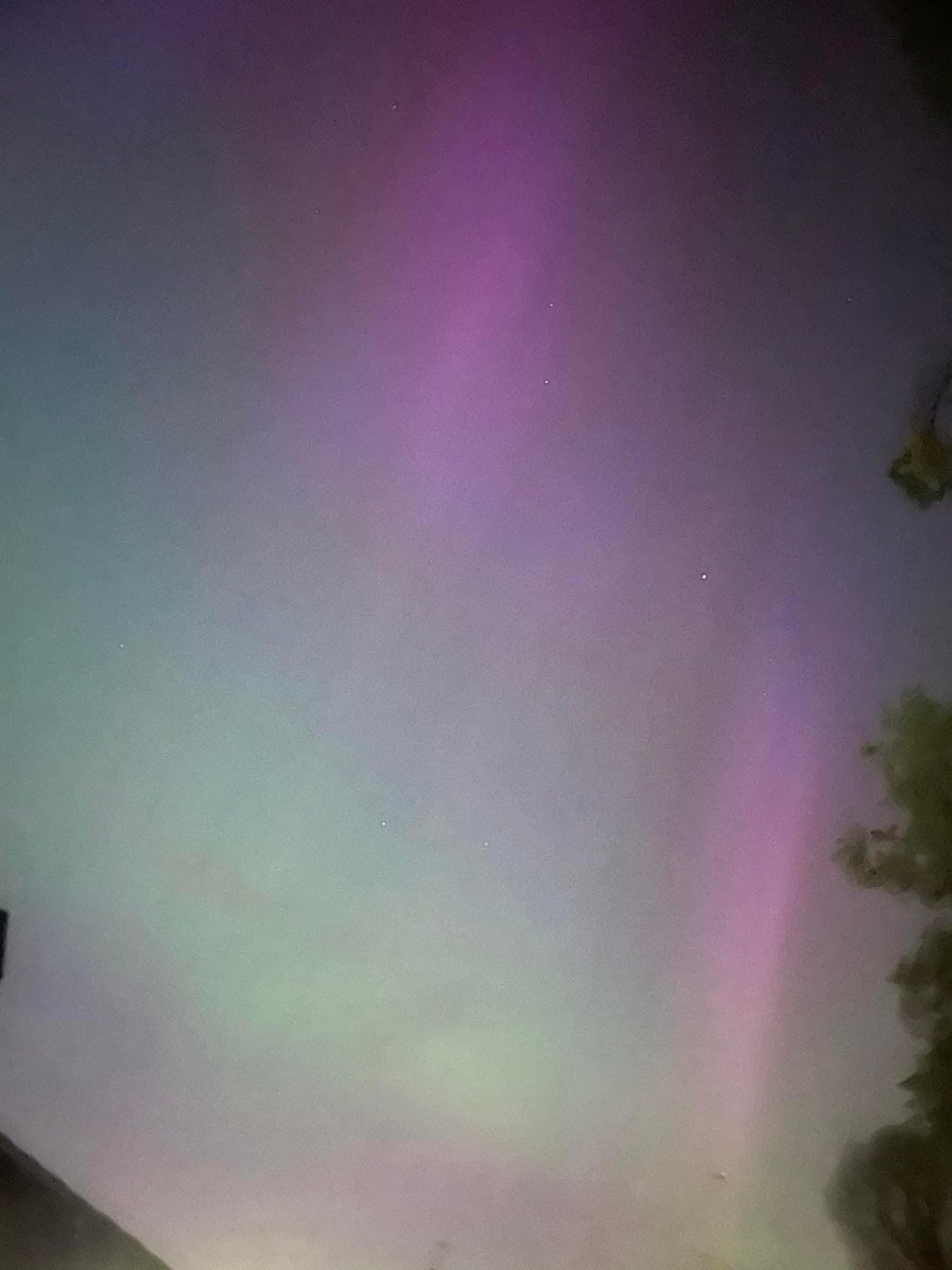 Beautiful Aurora lights in my local area. Stunning!