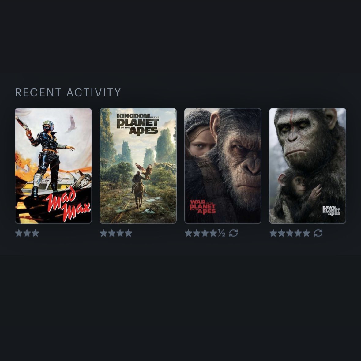 macdad34's tweet image. May 10, 2024: One of these things is not like the other…

#LetterboxdFriday #LastFourWatched