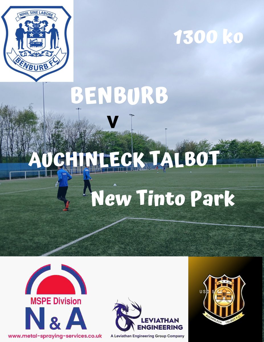 MATCH DAY 🔵 ⚽️ 🏆 🏆 @OfficialWoSFL Premier 🆚️ @atfc1909 🏟 New Tinto Park Govan 📅 11/05/24 🕛 1pm KO 💷 £8 & £4 🍺 Bar open from 11 🥧 @PieSportsScot Pies MON THE CHOOKIES 🔵 ⚽️ 🏆