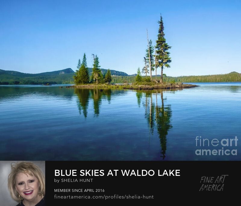 Check out this new image of Waldo Lake in Pacific Northwest: buff.ly/3QH8Enn 
#SheliaHuntPhotography #WaldoLake #PacificNorthwest #BuyIntoARt
