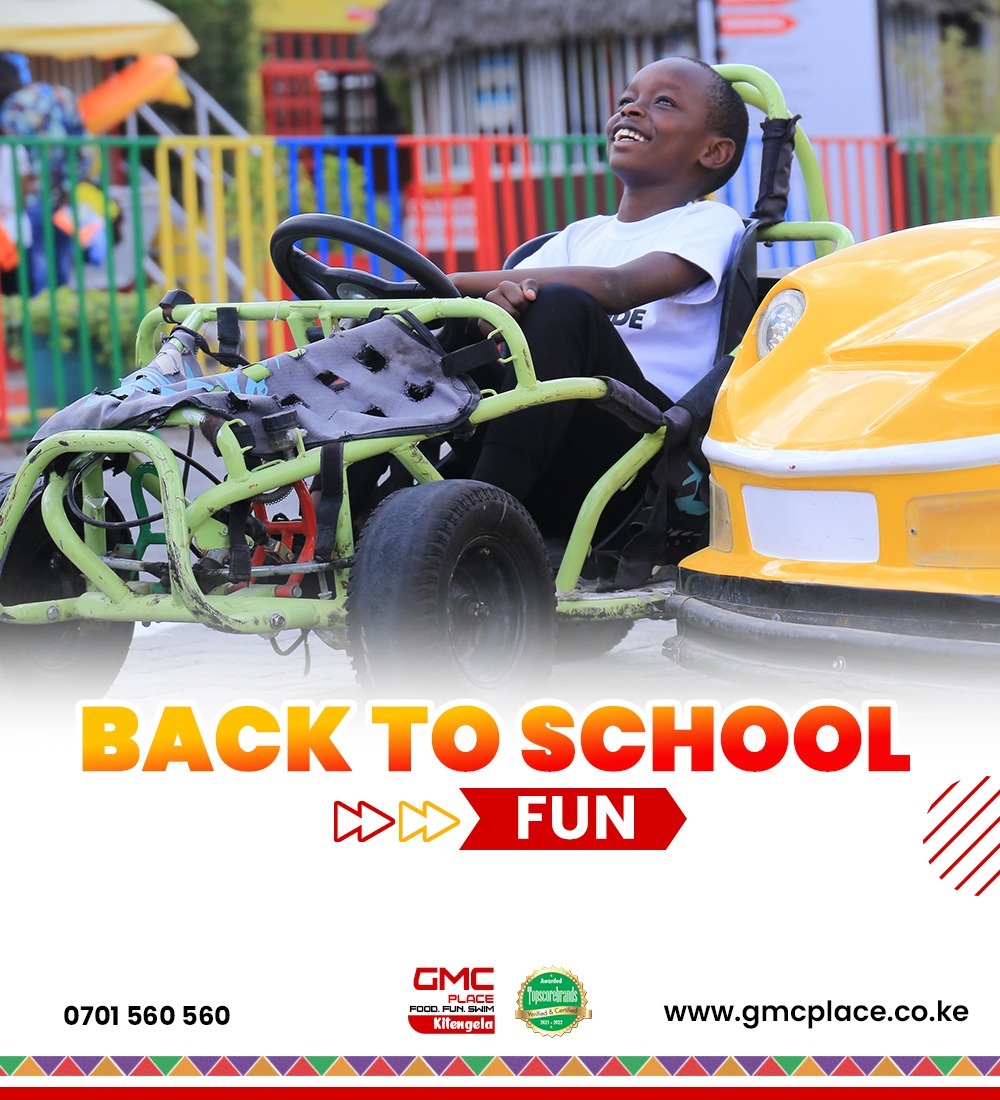 Looking for the ultimate entertainment destination? GMC Place Kitengela has you covered! Bring the whole family and enjoy a day of relaxation, laughter, and endless fun #GMCBacktoSchool