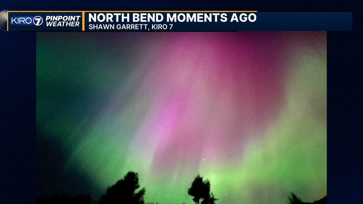 Incredible from North Bend, Wash. #NorthernLights