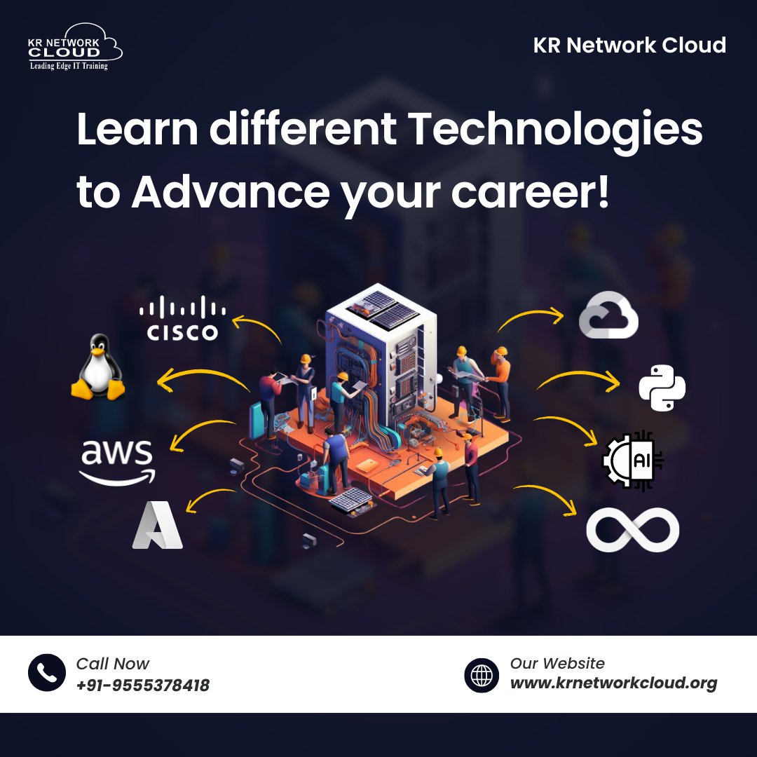 KRNetworkCloud1's tweet image. Don&apos;t limit yourself by learning only a single technology, Explore new opportunities and advance your career with KR Network Cloud. 
career-related

Connect with us
Call/WhatsApp - 095553 78418
Visit the website - krnetworkcloud.org

#Devops #RedhatLinux #Redhat #RHCSA