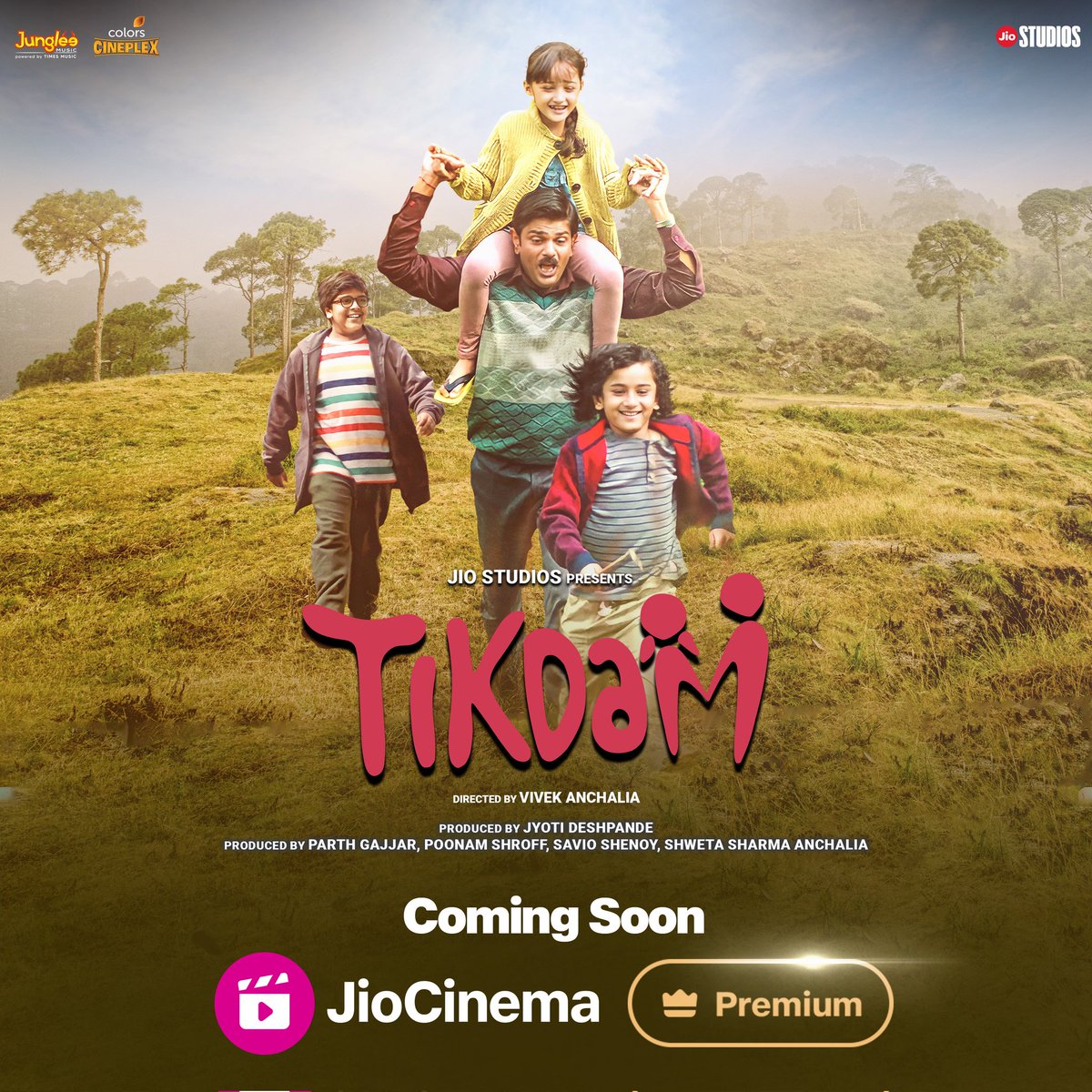 New film #Tikdam by @vivekanchalia, premieres soon on @JioCinema. Ft. @AmitSial #DivyanshDwivedi #AarohiSaud #ArishtJain #NayanBhatt & #AjitSarwotamKelkar. #JyotiDeshpande @imparthgajjar @poonam_shroff #SavioShenoy #ShwetaSharmaAnchalia @gajjarhardik #SkylarkProductionIndia