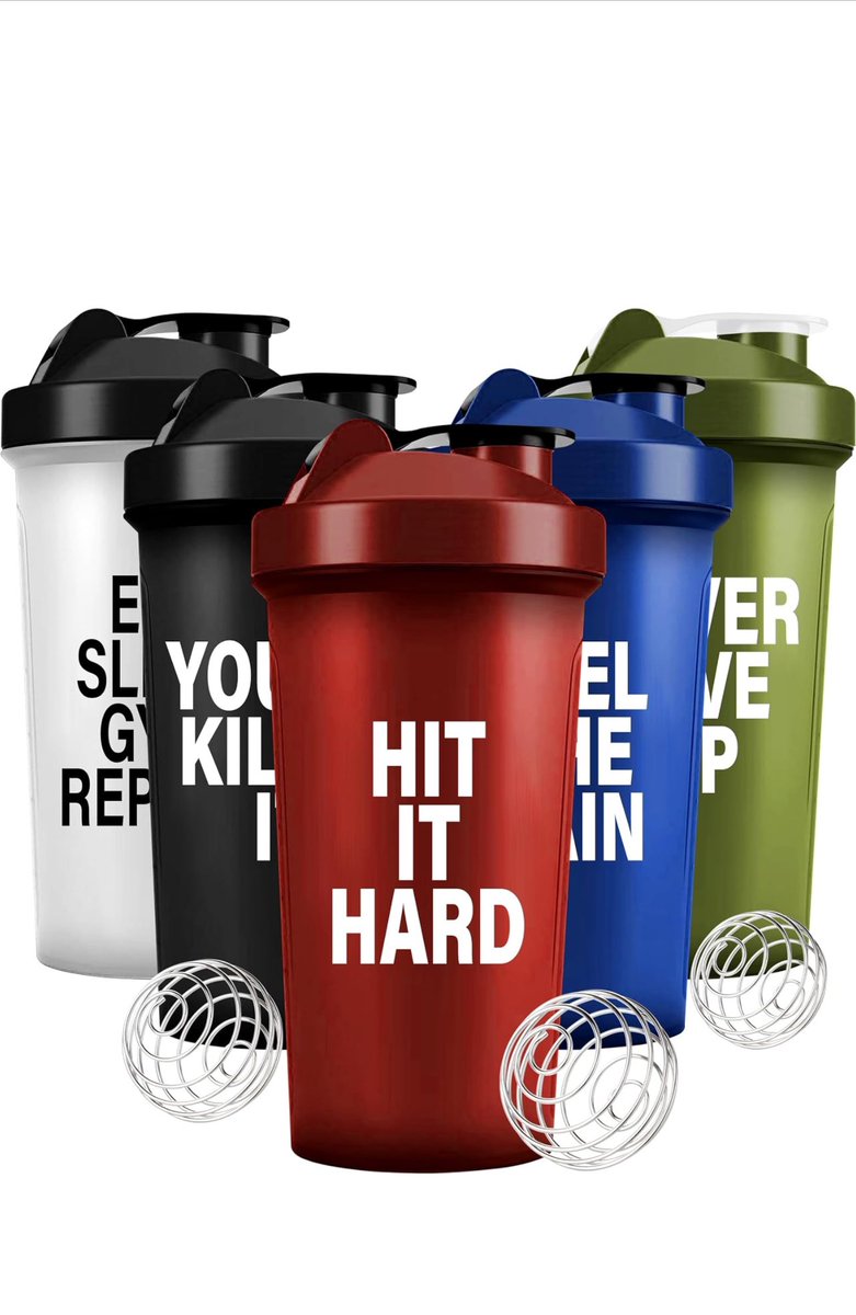 Shaker Bottles for Protein Shakes 24oz ONLY $9.99 
#Fitness #Workout #Gym #FitFam #Bodybuilding #Muscle #FitnessMotivation
#StrengthTraining #FitLife #Exercise #Protein 

🔗amzn.to/3wxOsNW