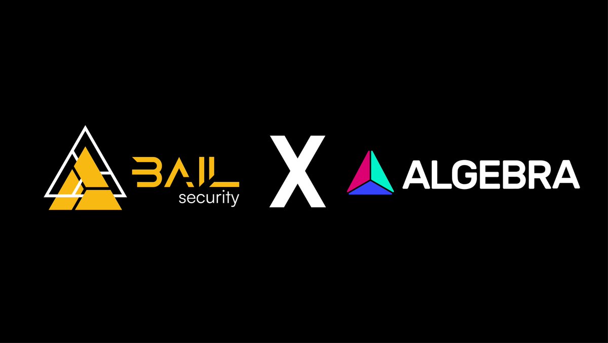 Exciting news! We're currently in the process of conducting an audit for @CryptoAlgebra Be sure to keep yourself informed by following @bailsecurity for important updates.
