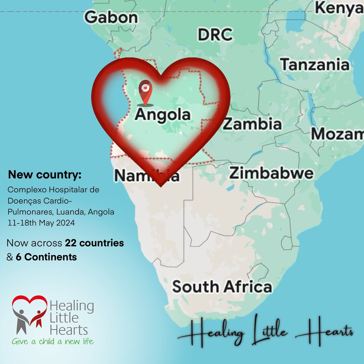 𝟐𝟎𝟐𝟒 𝑪𝒂𝒎𝒑 𝟕 - 𝑳𝒖𝒂𝒏𝒅𝒂, 𝑨𝒏𝒈𝒐𝒍𝒂

We are thrilled to announce we have a volunteer medical team en route to our 22nd Country, Angola in southwestern Africa

We would like to thank them &amp; wish them safe travels as well as a wonderful week ahead of saving lives.