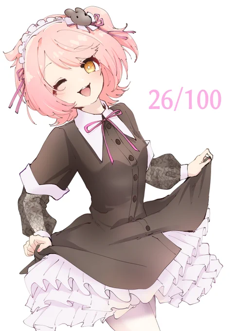 26/100#はなまるあーと#VTuberイラスト100日チャレンジ 