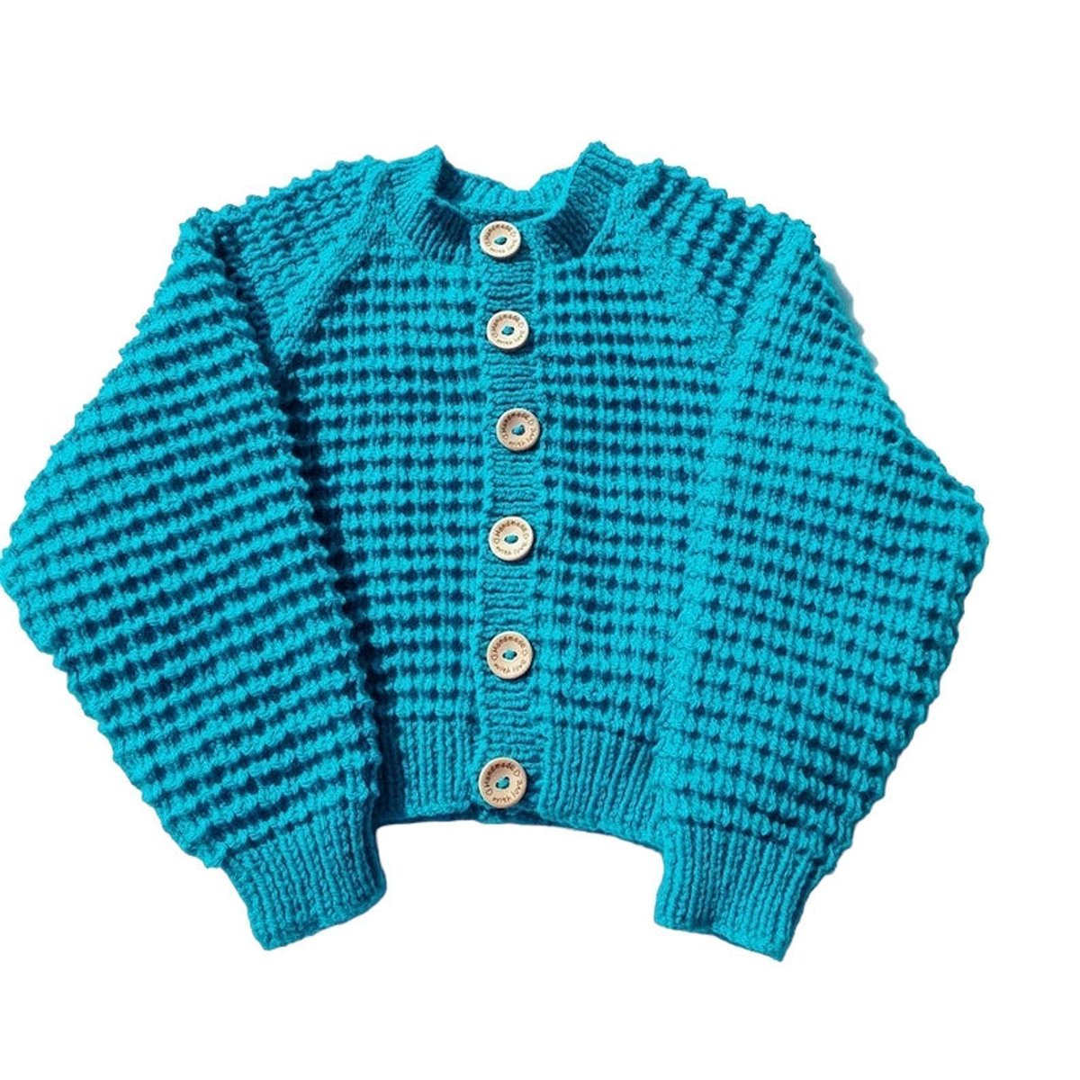 Brighten your child's day with this azure blue, stripe textured cardigan. Perfect for both boys and girls, it's a handmade treasure from my #Etsy shop, #Knittingtopia. Shop now: knittingtopia.etsy.com/listing/169305… #craftbizparty #MHHSBD #uksmallbiz #shophandmade