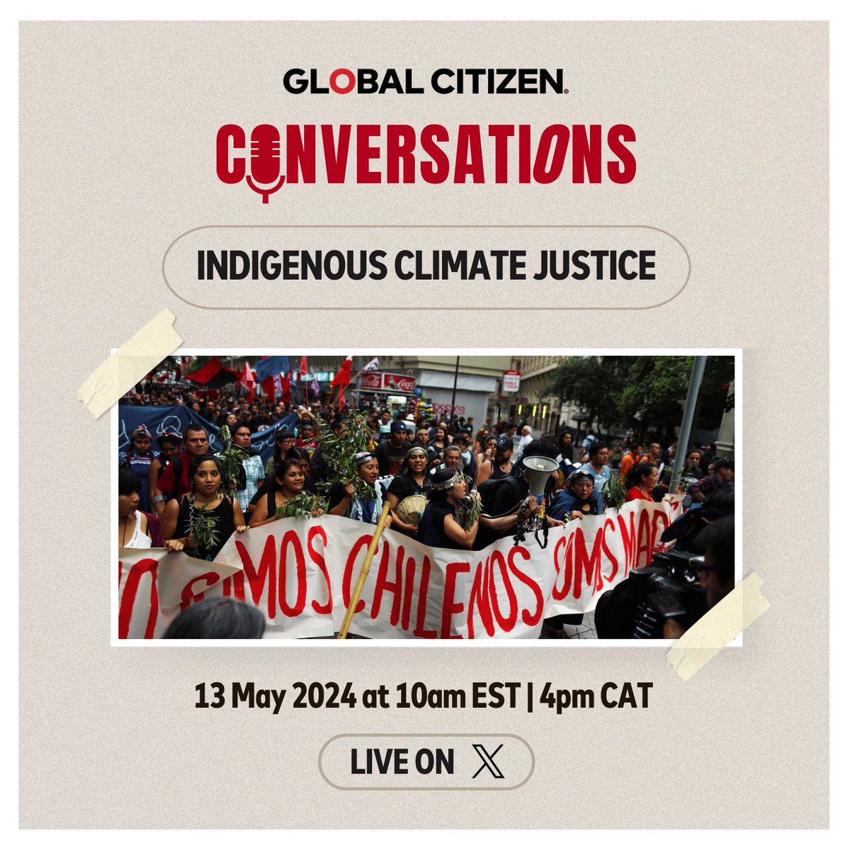 Indigenous communities are disproportionately affected by climate change, yet their voices are often ignored.
Let's amplify their voices &amp; experiences on May 13! Join #GCConversations Spaces discussion for a critical conversation on #ClimateJustice. x.com/i/spaces/1yoKM…
