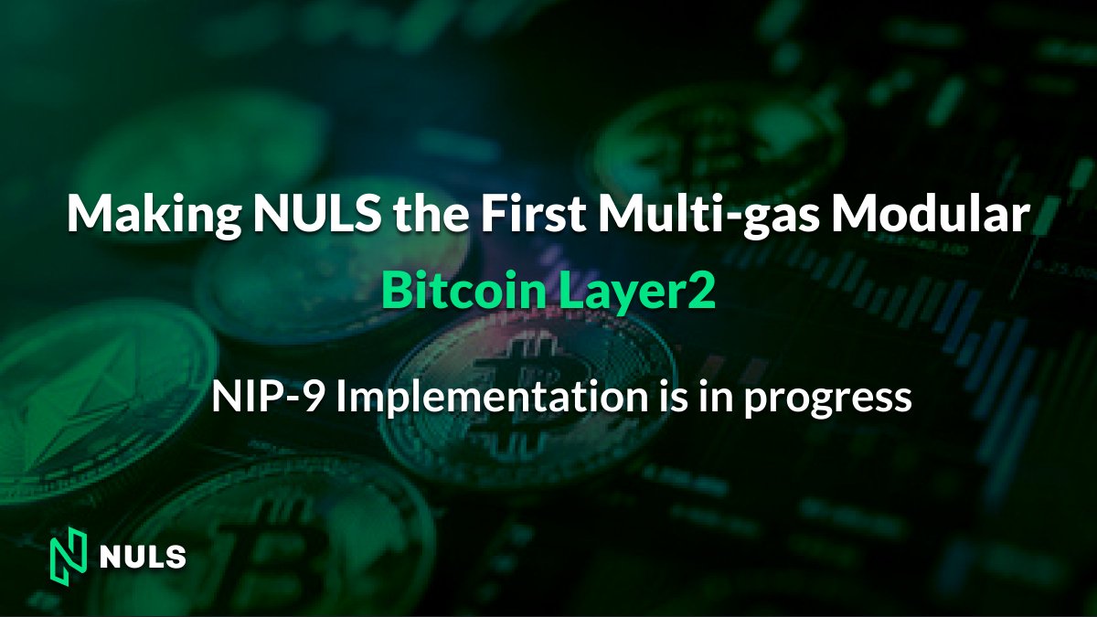 Nuls's tweet image. The NIP-9 proposal is in progress 🔛

Utilize Nervebridge to seamlessly cross-chain #BTC and #ETH to @Nuls as gas without requiring extra NULS. We&apos;re pioneering NULS as the premier multi-gas modular Bitcoin Layer 2, contributing to the mass-adoption of industrial primary assets.