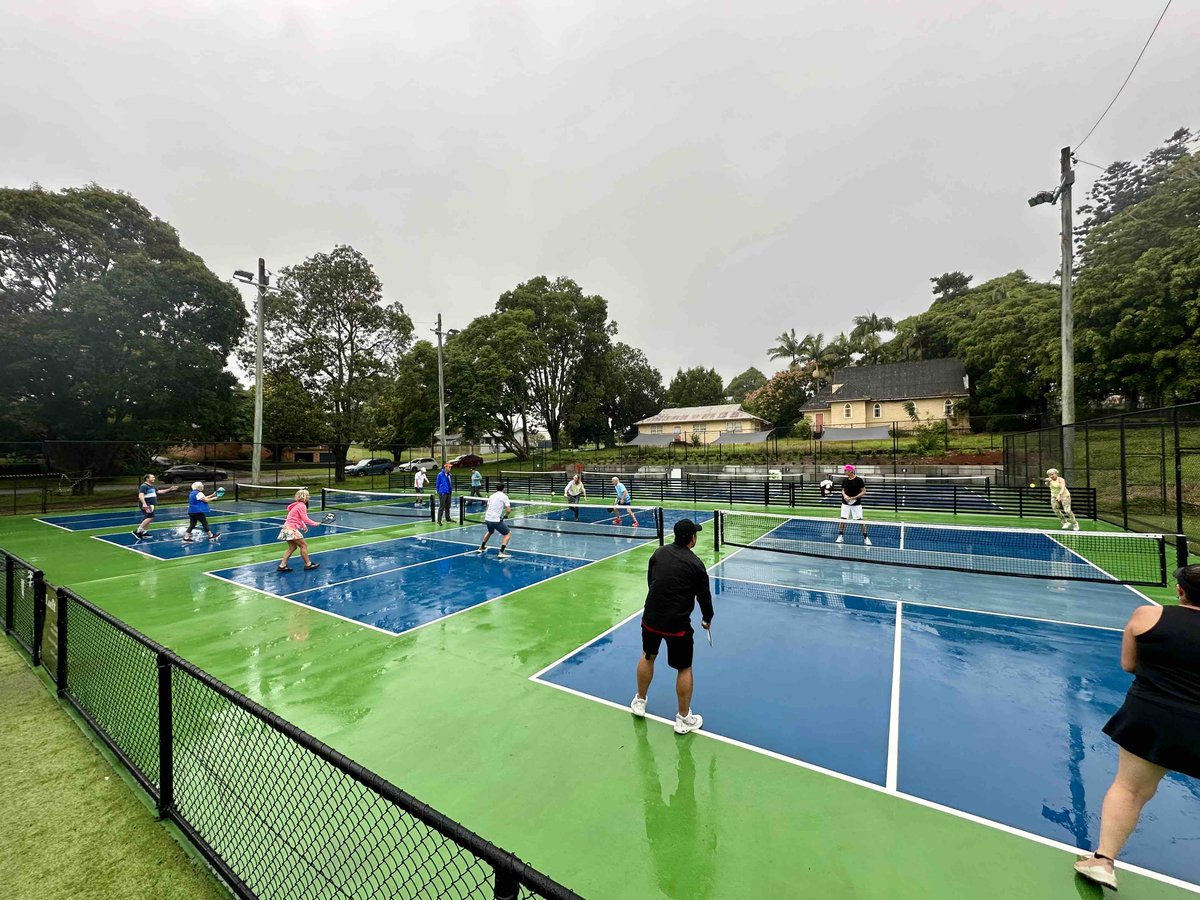 Alstonville Tennis Club’s new courts are officially OPEN! 🏓🎾 Honoured to be invited back to officially open the club’s new upgrades today (even though the rainy afternoon wasn’t perfect weather for a hit!)