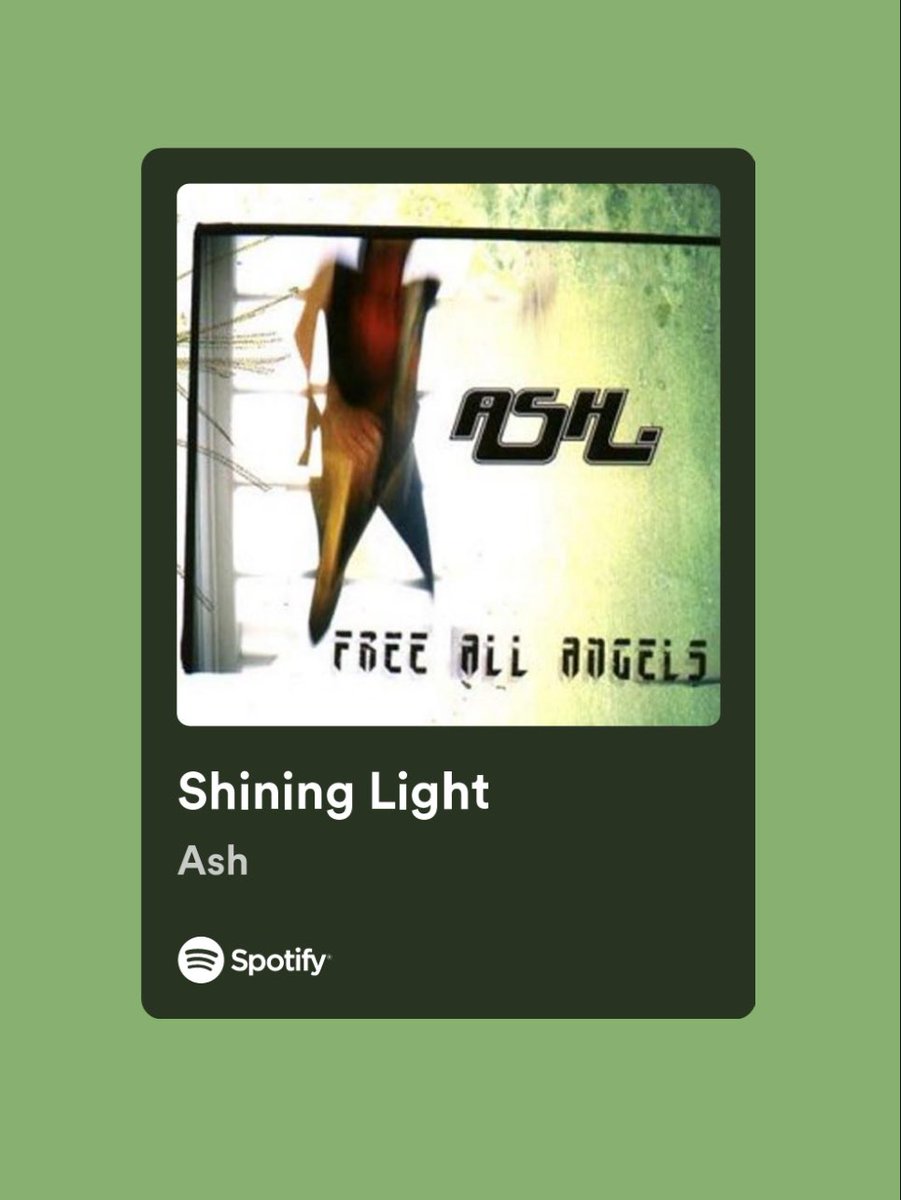 Day 16: #LightTop20 💡🎶 • Shining Light • @ashofficial open.spotify.com/track/10B3eGl5…