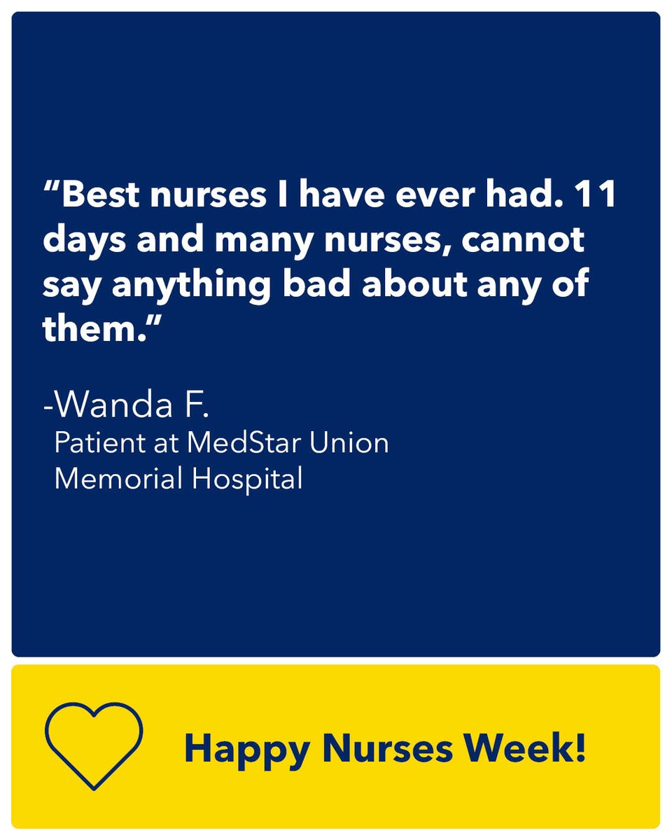 Not only do we recognize our nurses as the best of the best, but our patients think so too! Thank you, nurses, for bringing your best every day. #NursesWeek