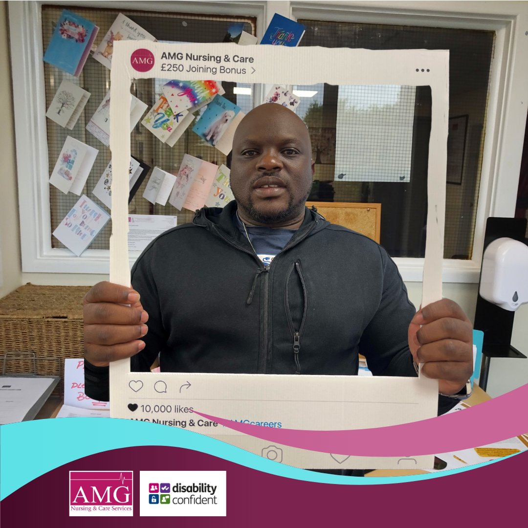 Meet Lovemore, our newest team member! Be an inspiration like him. 🤝 Join us and make a difference. 
Plus, get a £250 bonus when you start! Your compassionate care journey begins here. ❤️

#CareCommunity #MakeADifference #HealthcareHeroes #AMGstars #JoinAMG