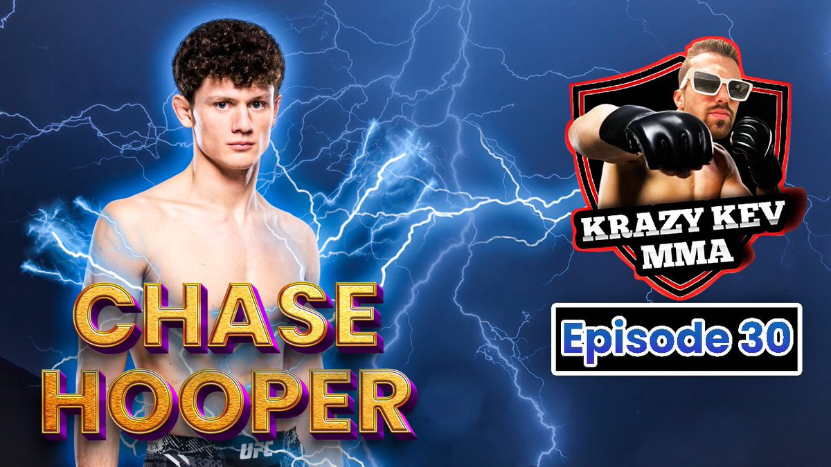 🚨FIGHT DAY FOR #UFCSTL 🚨 Chase Hooper Interview is now LIVE on my YouTube page here: youtu.be/AN48G0iGcd8?si… Best of Luck in your Fight today Chase and thank you again for taking the time to talk to me 🔥🙏