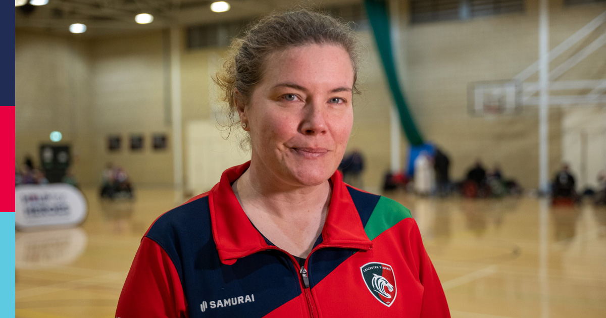 'In the GB Wheelchair Rugby league I play for Leicester Tigers in the Premiership. I've not mentioned it but we're undefeated champions in Europe and in the Premiership.' (1/2)