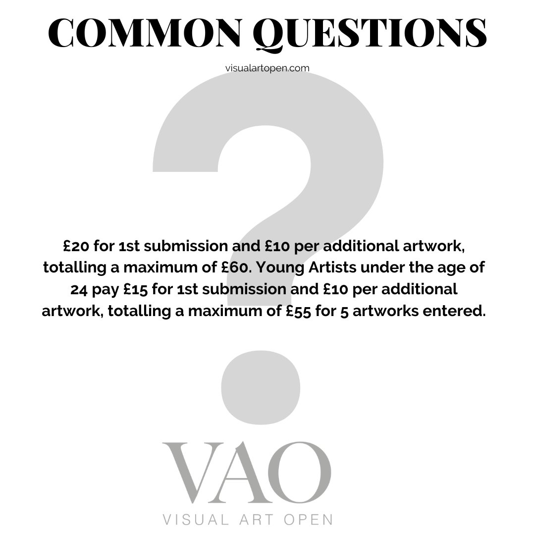 How much does it cost to enter?
To find out more about #VAO24 visit our website visualartopen.com to find out more information to help you put through your application.
#Visualartopen #artprize #artopportunities