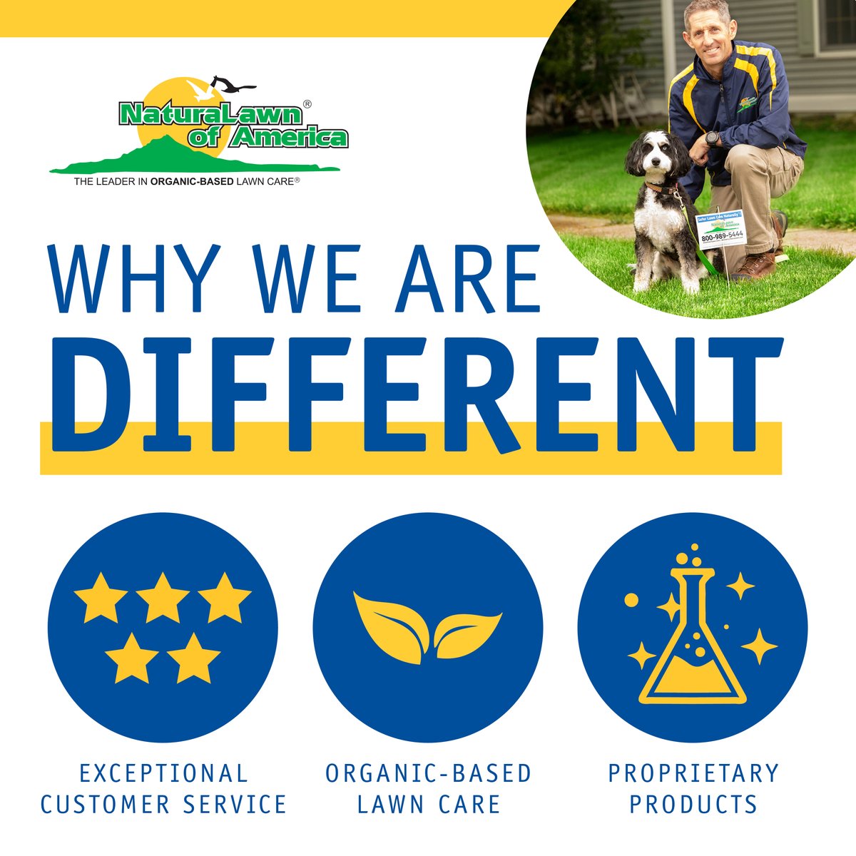 Trust the industry leader! At NaturaLawn®, we deliver personalized service, exclusive organic-based fertilizers, and effective weed and insect controls since 1987. ow.ly/sCfE50Rrioo -OR- Call: 800-989-5444 #NaturaLawn #NLA #EnvironmentallyFriendly #LawnCare #PetFriendly