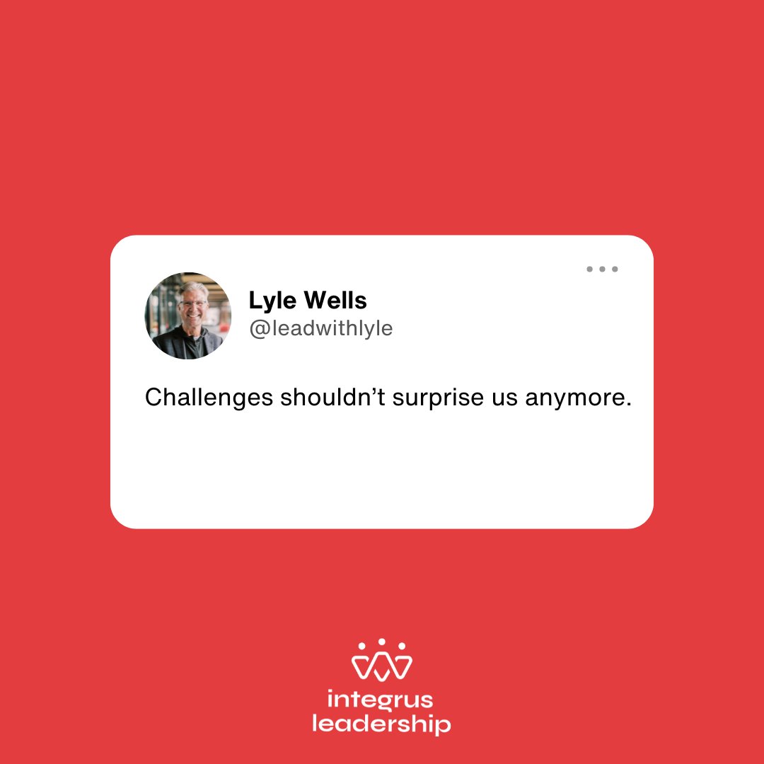 LeadwithLyle's tweet image. Challenges don't surprise us anymore; they refine us. 🗯️ Here’s the thing, challenges will always be a part of our ministry. Instead of being surprised, let’s anticipate challenges and take them in stride.
•
•
•
#integrusleadership #leadershipdevelopment #leadershipcoaching