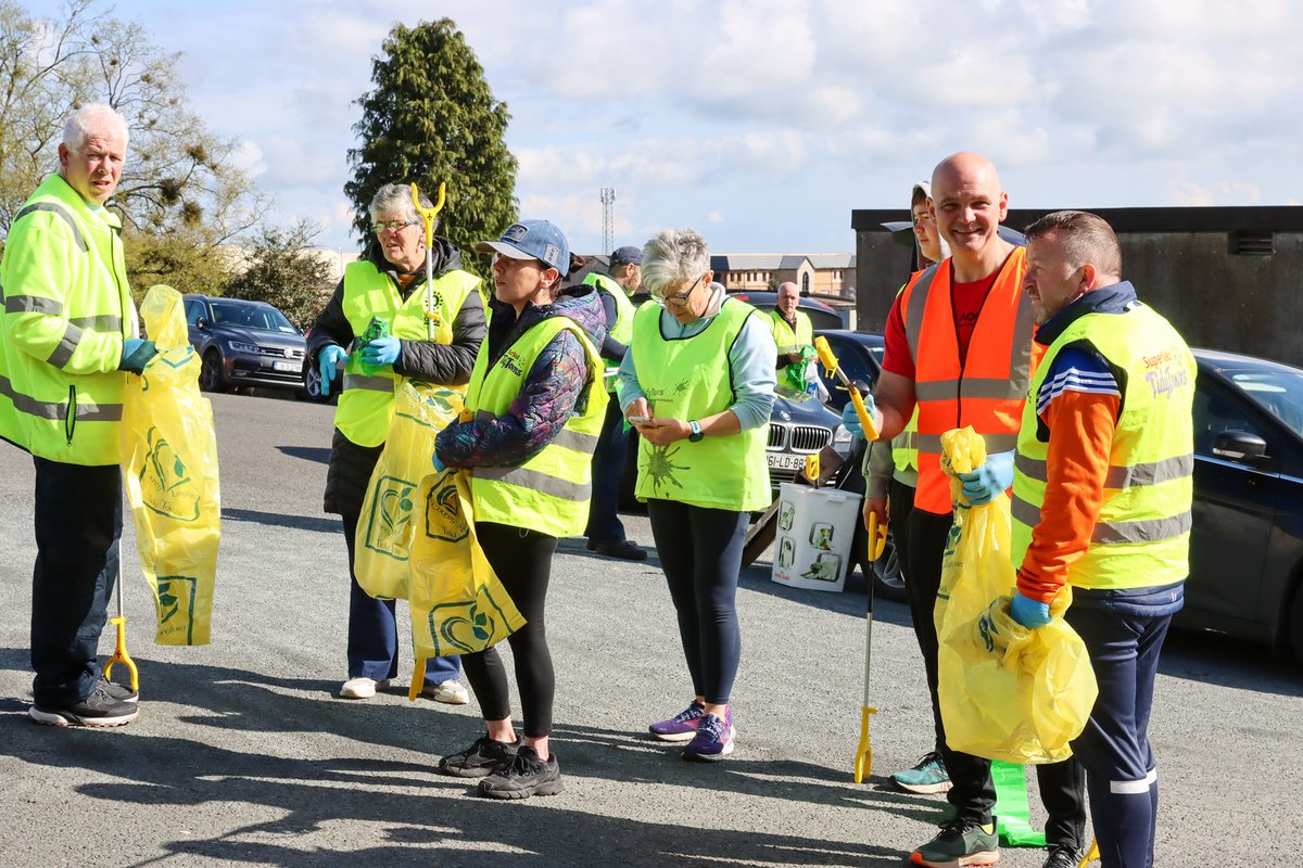 So great to see the turnout and joy from Granard Tidy Towns at their latest few #SpringClean24 events! #SDGsIrl #NationalSpringClean #Longford