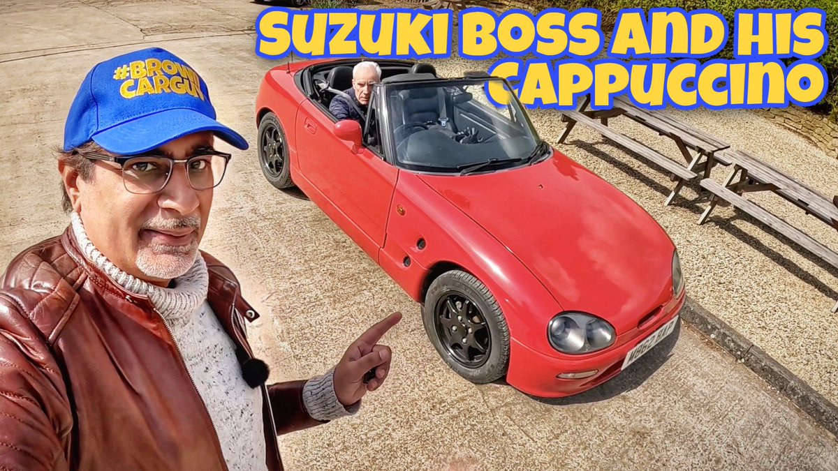 Suzuki Heritage Inspires Fun Driveability in EV Era Insists UK Boss (He Drives Classic Cappuccino!) youtu.be/e64508m777I
