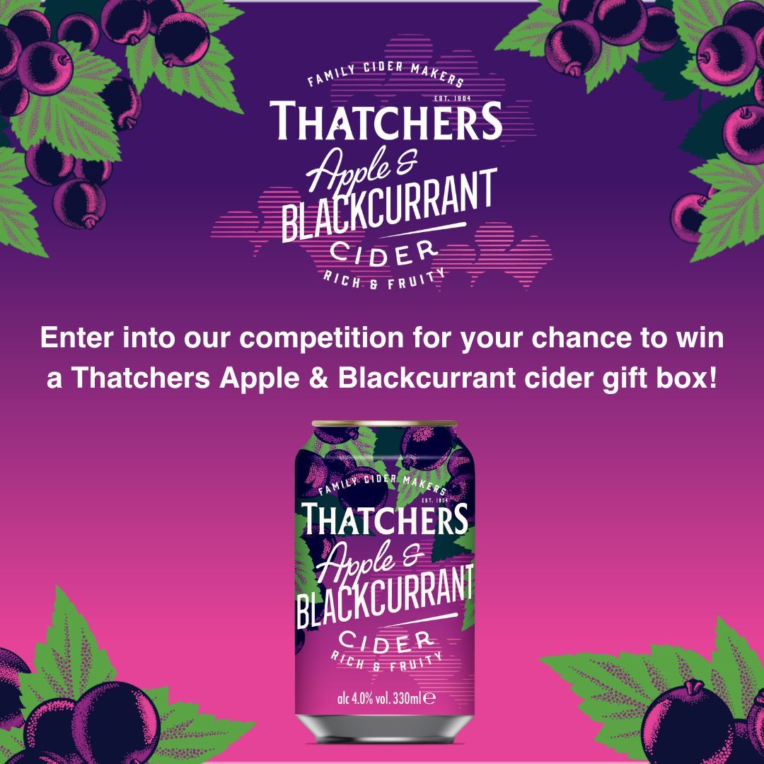 Enter our competition for a chance to WIN a Thatchers Apple &amp; Blackcurrant cider gift box!
To enter:
1. Follow <a href="/TheWorkPerk/">Theworkperk</a> AND <a href="/thatcherscider/">Anthony</a> on Facebook or Instagram
2. Like the competition post 
3. Comment on the post 
*UK only
Visit our Linktree for T's &amp; C's.