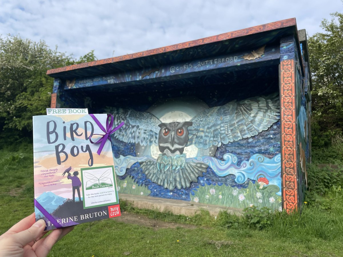 “If only Will had wings…” The Book Fairies are sharing copies of #BirdBoy by #CatherineBruton in places of nature all around the UK today! Who will be lucky enough to be a book spotter today? #ibelieveinbookfairies #TBFBirdBoy #TBFNosyCrow #MGReads #RefugeeStories #Edinburgh