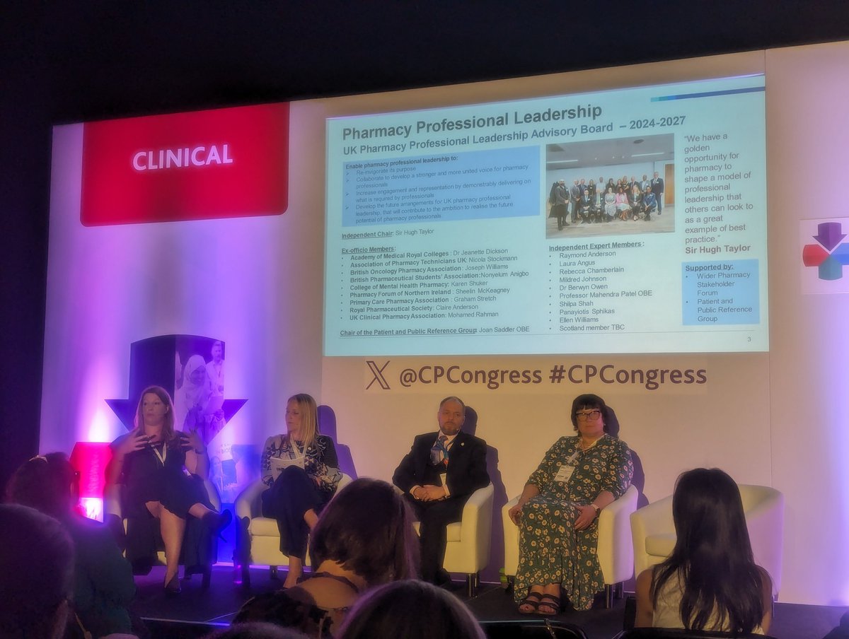 Members of the UK Pharmacy Professional Leadership Advisory Board discuss the process they went through to be appointed. #CPCongress