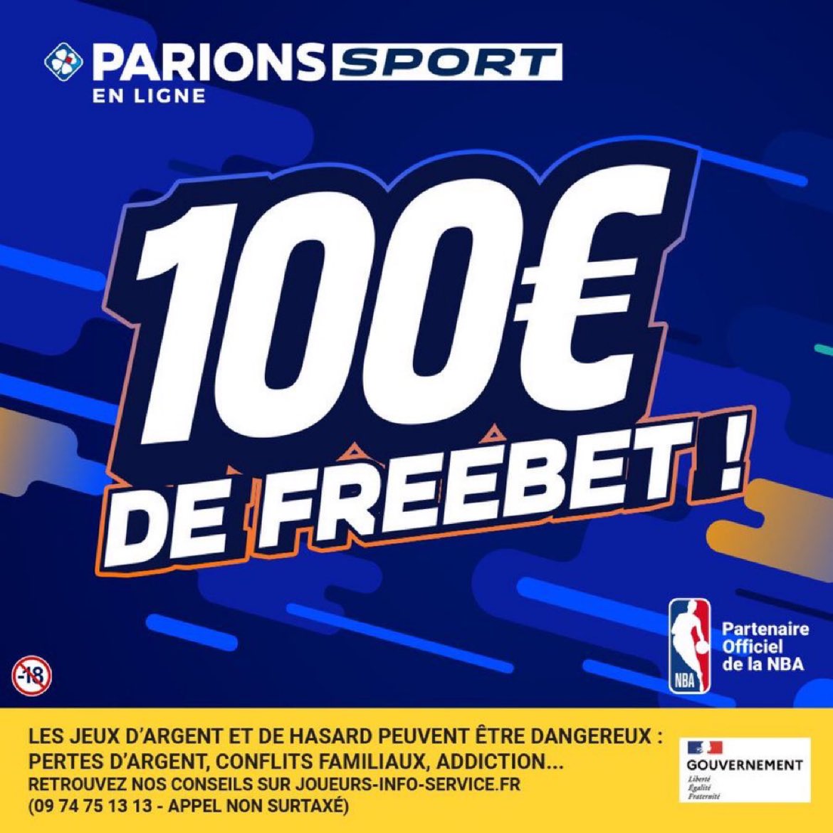 🎁 JEU CONCOURS 🎁 

🤩 Après avoir distribué 300€ de freebets avec @ParionsSport, c’est le moment du sprint FINAL !

POUR TENTER CHOPPER LES DERNIERS 100€ (10x10€) :

☑️ RT LE TWEET
☑️ FOLLOW @ParionsSport & @JPronos23 
☑️ DEVINE LE MEILLEUR SCOREUR ENTRE MAVS & THUNDER CE