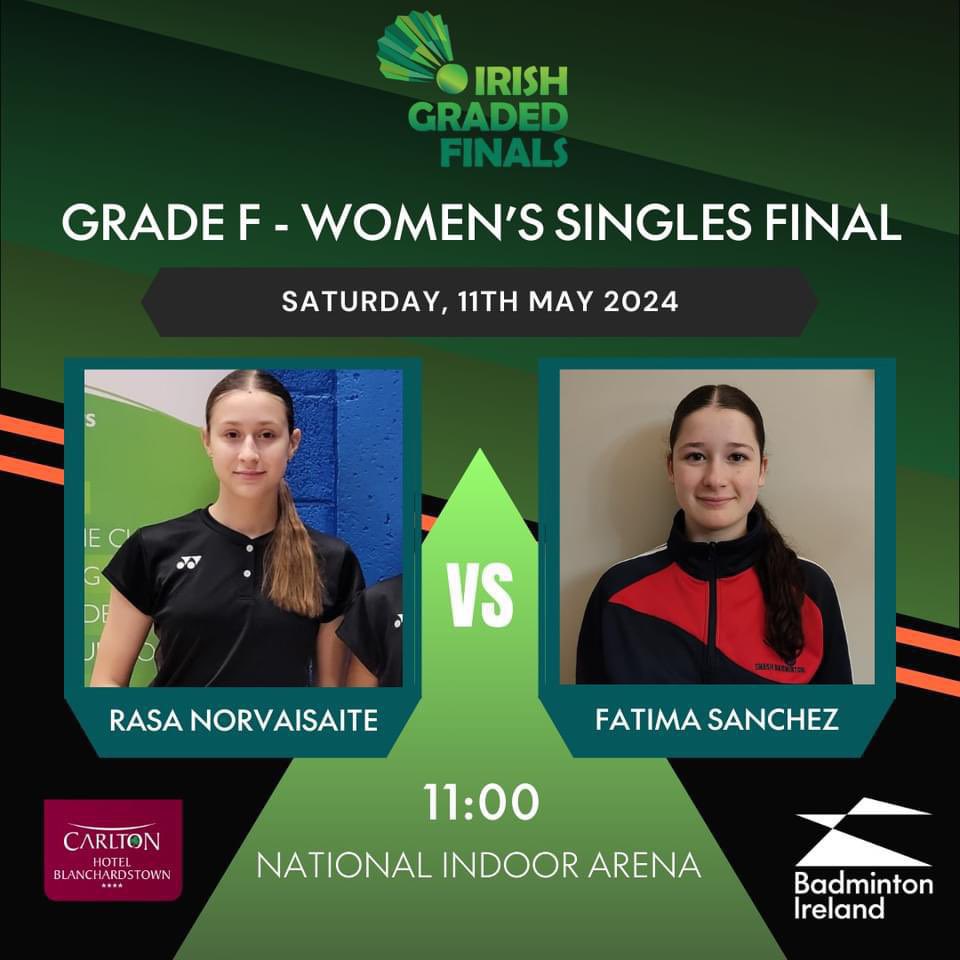 Best of luck today to former student Fatima Sanchez who travels to the national sports arena for her National Grade F badminton final. Fatima was introduced to the sport in the ENS and has been instrumental in the growth of the sport in Ennis over the last few years.