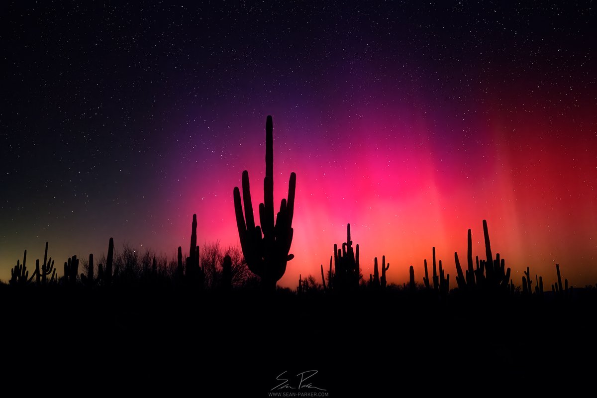 One quick edit from tonight before going to bed. I'm speechless. I finally captured a shot I've been wanting for 8 years after seeing the northern lights for the very first time in Iceland. And tonight I finally got to see them all the way down in Tucson, Arizona...FOR 8 HOURS...