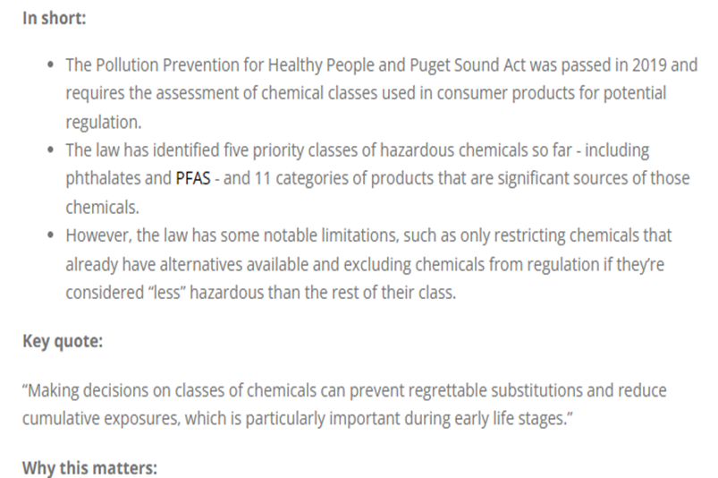 11/5/24. US. New Washington State law makes the case for class-based chemical regulation ehn.org/chemical-class…