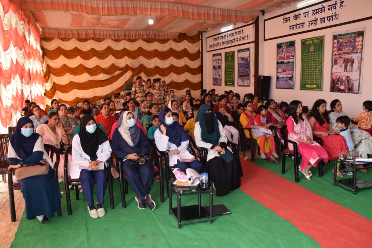 On the occasion of Mother's day, 21st Bn Srinagar organised medical and dental camp in collaboration with Ujala Cygnus Hospital. Free consultation reg dental, gynaecological and pediatric has been provided to troops and family members of SHQ and 21 Bn. #ITBP #HIMVEERS