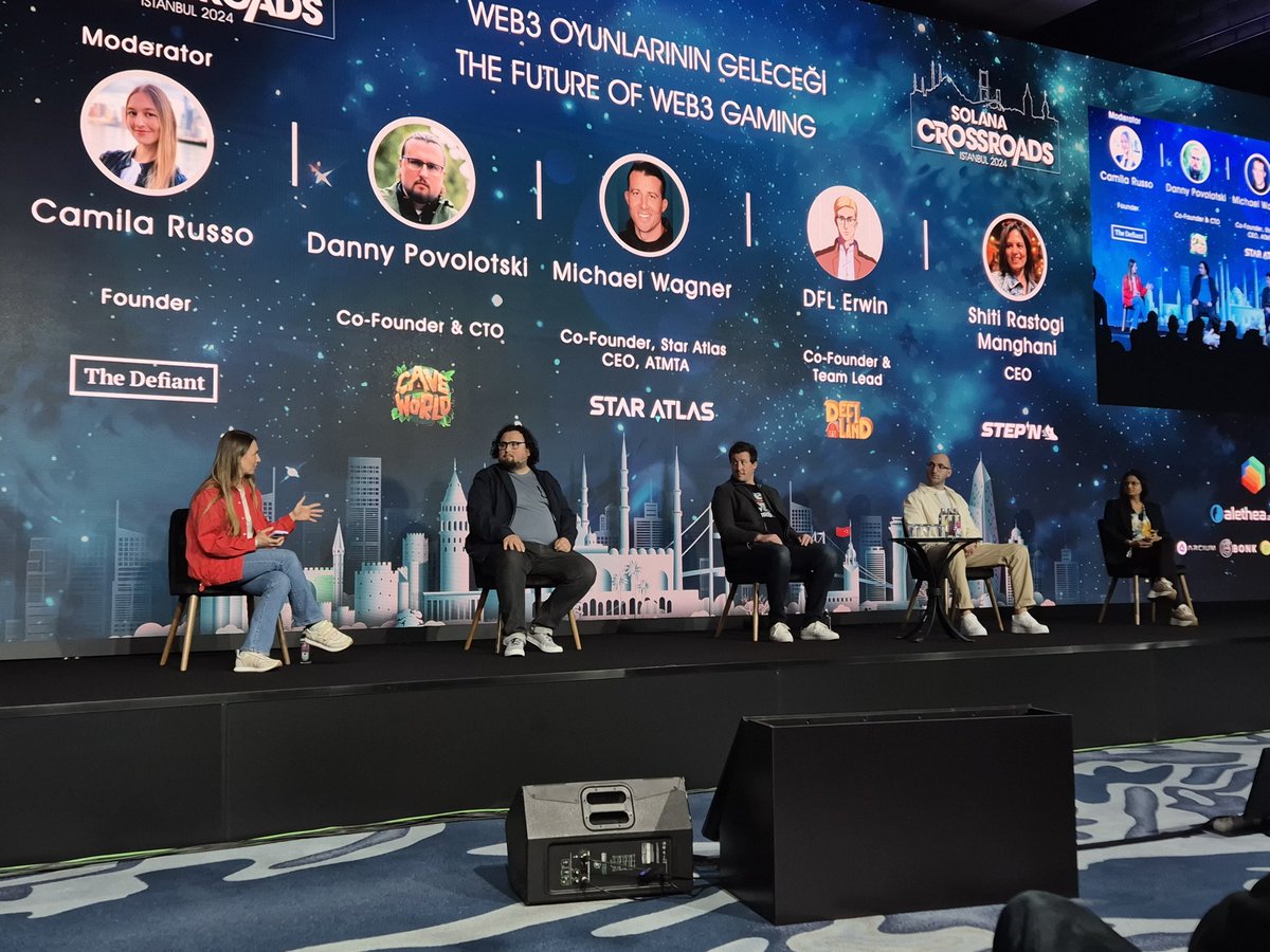 Watch our co-founder and CTO <a href="/etodanik/">Danny 🦣</a> speak at the "The Future of Web3 Gaming" panel live at <a href="/SolanaCrossroad/">Solana Crossroads ✨ ISTANBUL</a>! 

youtube.com/live/wilFLhdky…