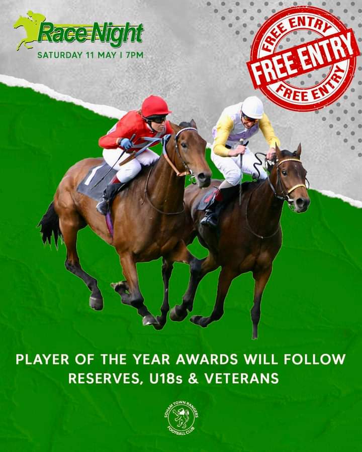 Tonight at the club Player of the year race night 🏇🏇🏇 🏆🏆🏆