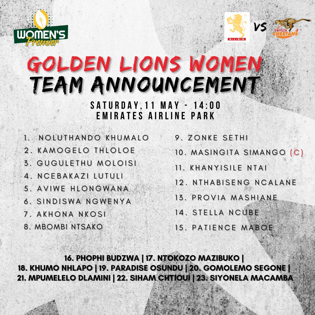 Golden Lions Rugby Union tweet media