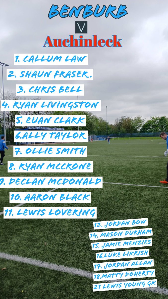 Today's starting lineup 🔵⚽️🏆