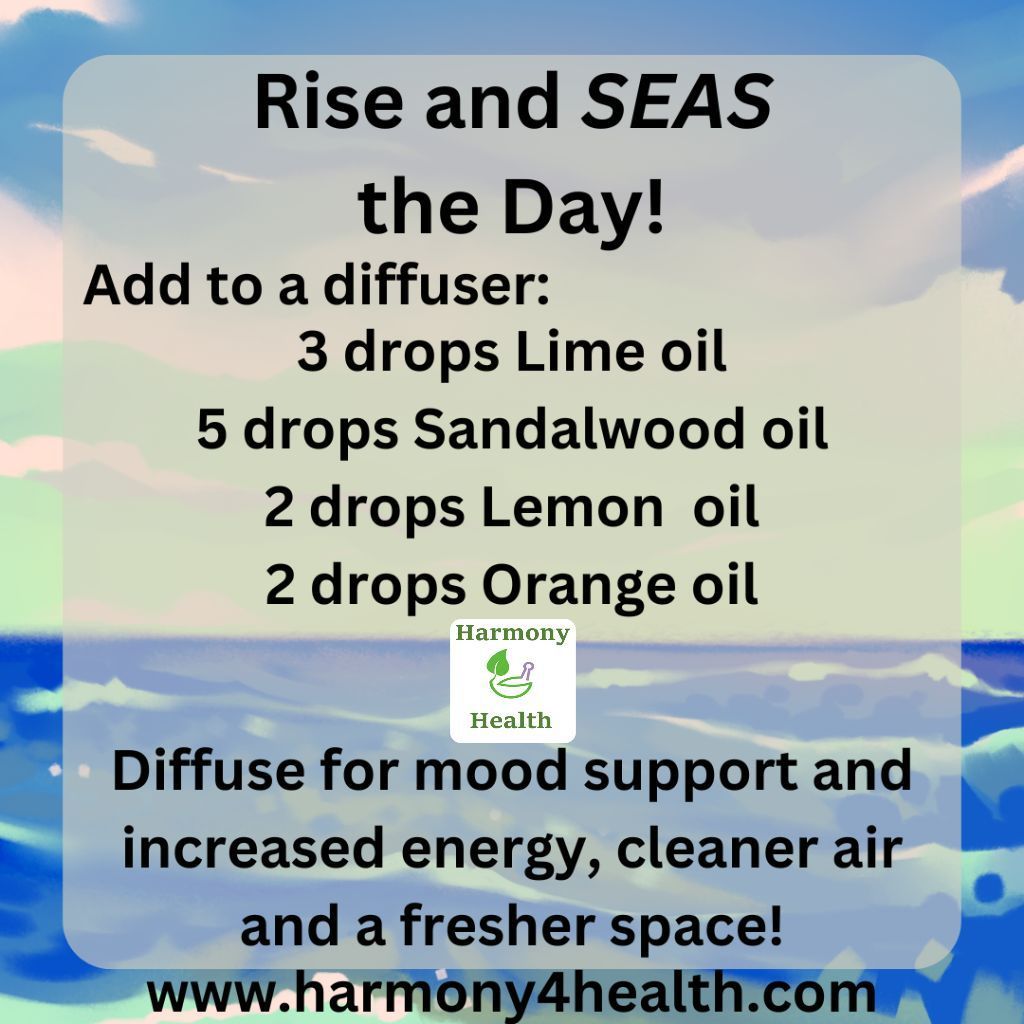 Transport yourself with this ocean themed essential oil diffuser blend. Use to uplift your mood and energy and clear the air! #essentialoils #health #h4h #harmony4health #sh

harmony4health.com