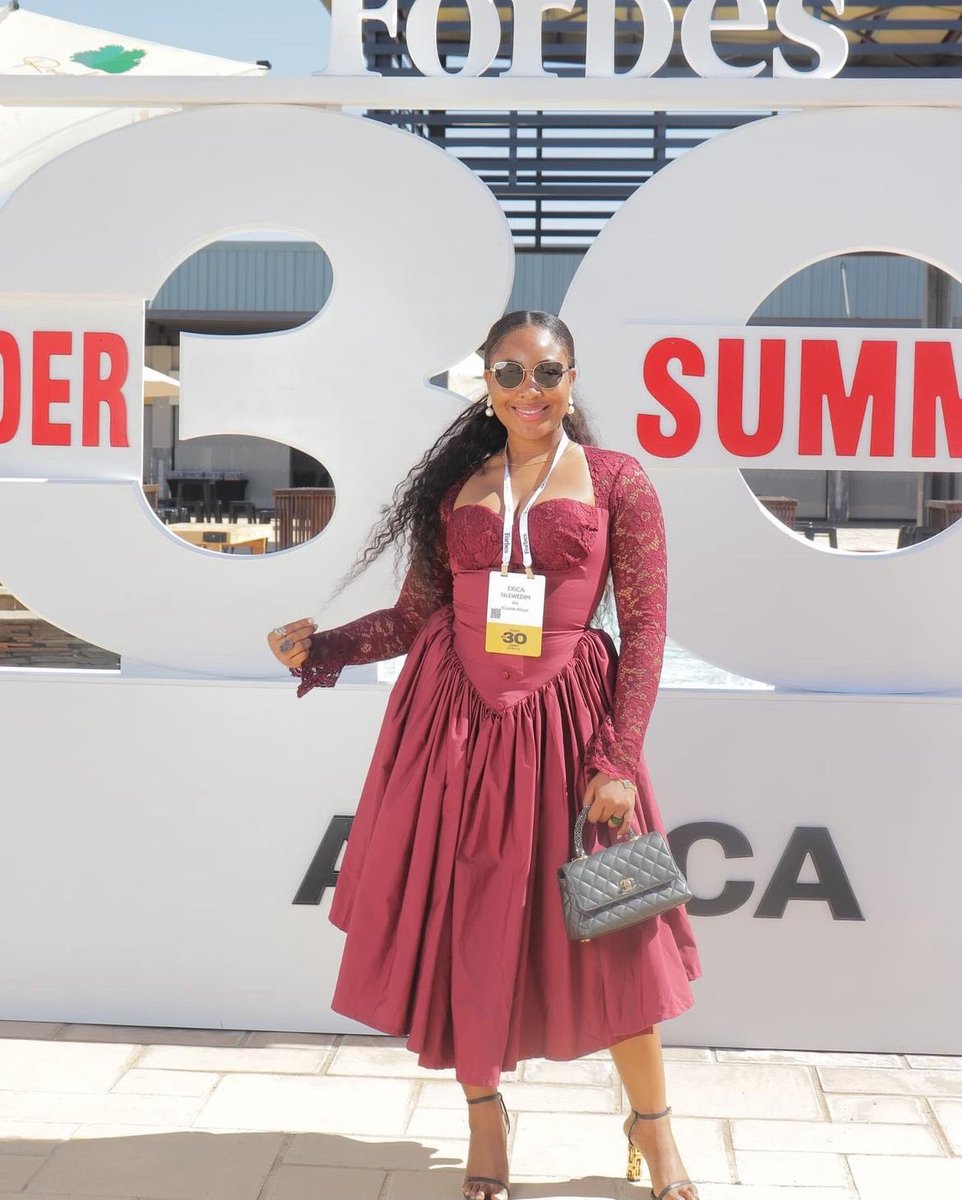 Erica Nlewedim at Forbes under 30 Africa summit in Botswana ⭐️❤️