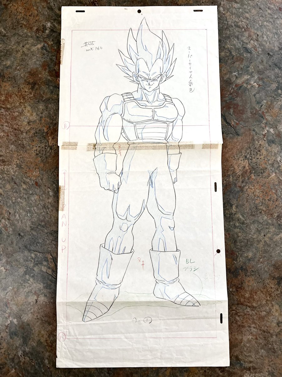 Yoko Iizuka’s Vegeta from #DBZ 155 “Super Vegeta”. #vegeta #dragonballz