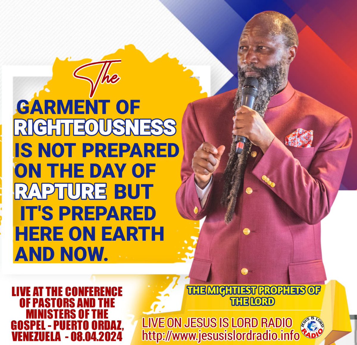 @LouisLupo4 Every time GOD judged sin, HE has separated the righteous from the wicked! HE will do it again

WE MUST PREPARE FOR GOD TO RESCUE THE RIGHTEOUS! THE MESSIAH IS COMING! 

#BlessedAnnouncement