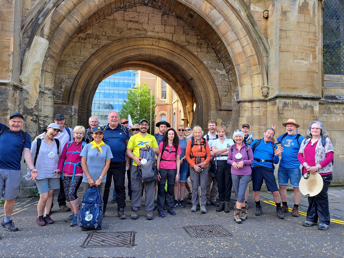 Day 1 of #ReadingWalksFest has included Katesgrove brickwork, medieval pilgrims and WWII bombs. More later today and over next 8 days.