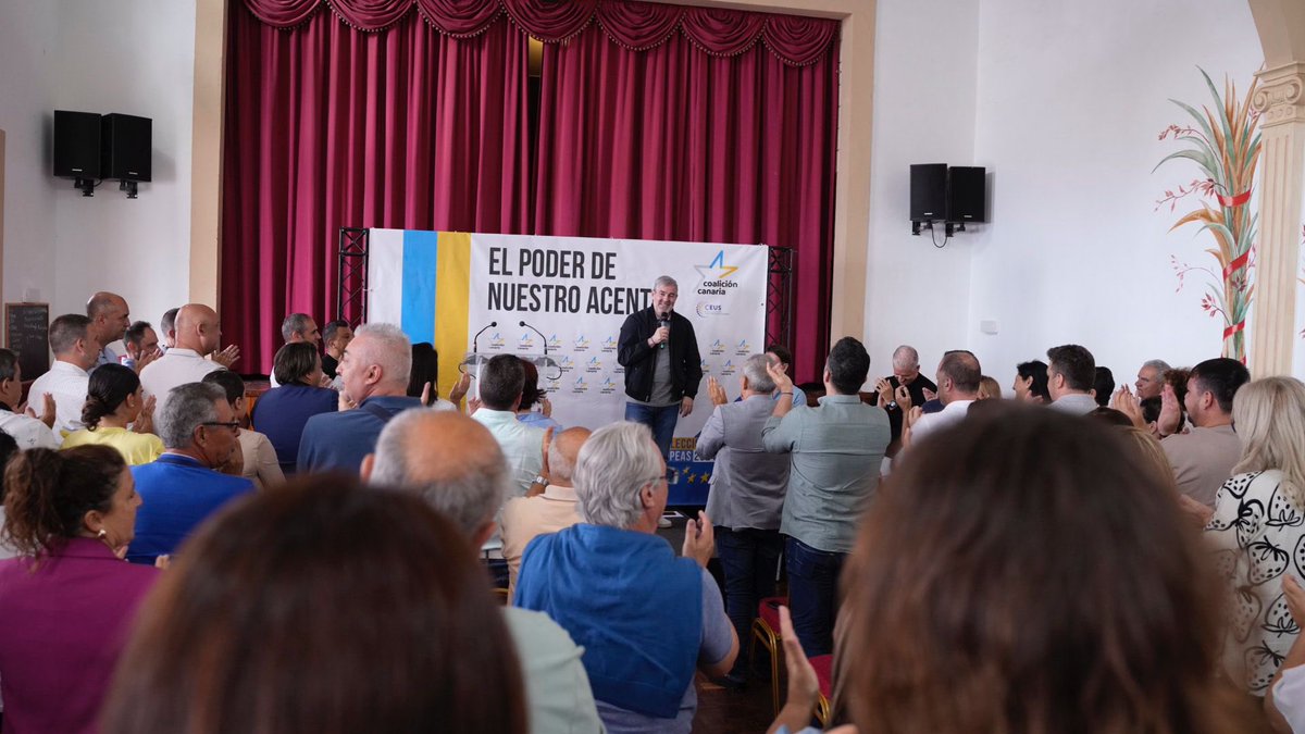Vamos a poner acento canario a la política europea. Que se escuche alto y claro cómo decimos #Canarias. Gracias por el apoyo de todo el sur de Tenerife hoy en San Miguel de Abona. #eleccionesEuropeas🇪🇺 #SanMiguelesEuropa