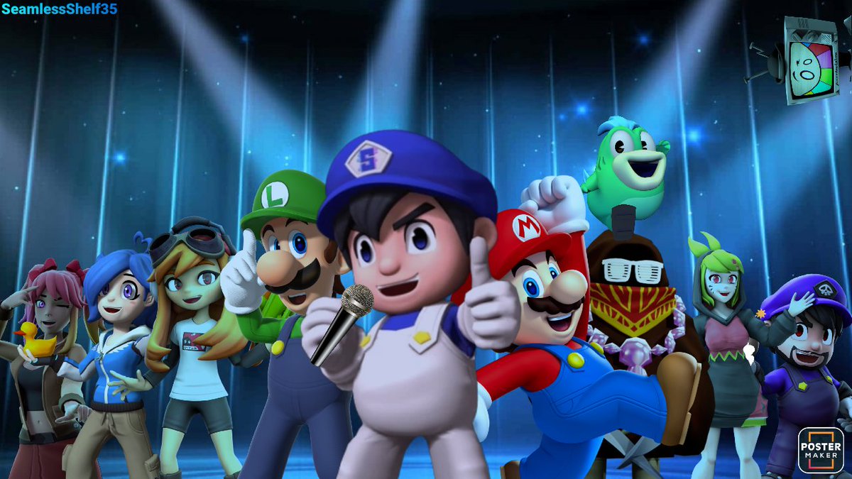 The #SMG4 Crew are performing a show... with a certain someone watching.

(It's Eurovision tonight, so that's why I made this.)

#smg4mario #smg4luigi #smg4meggy #meggysmg4 #MeggySpletzer #smg4bob #smg4tari #smg4boopkins #smg4saiko #SaikoBichitaru #smg4melony #SMG3 #smg4mrpuzzles